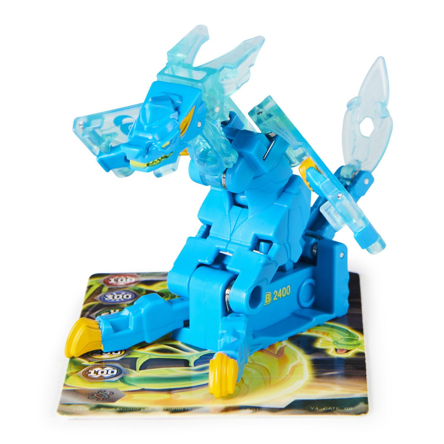 Bakugan Geogan, Hyenix, Geogan Rising Collectible Action Figure and Trading Cards