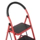 thumbnail image 5 of Taburete con escalón soporte triangular antideslizante escalera de 2 escalones hierro rodamiento de 320 libras plegable portátil para oficina ANGGREK Otros, 5 of 7