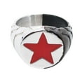 thumbnail image 1 of Winter Soldier Metal Symbol Ring-Size 10, 1 of 6