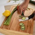thumbnail image 4 of Cuchillo de cocina inteligente picador cortador de alimentos con tabla de cortar, multiusos, 4 of 5