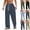 ZA-Black-mens pants, variant on Xcmzpl Men's Baggy Harem Pants Drawstring Casual Cropped Trousers Solid Lightweight Loose Beach Yoga Pants with Pockets