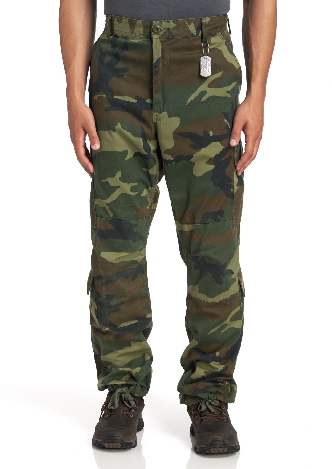 wood camo pants