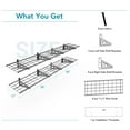 EShelf 2 Pack Wall Shelf Steel Garage Shelving Storage Rack 12 By 72 eshelf-2-pack-wall-shelf-steel-garage-shelving-storage-rack-12-by-72
