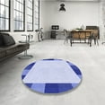 thumbnail image 4 of Ahgly Tapis Rectangulaire Lavable en Machine Intérieur Transitionnel Bleu Ciel, 4 Pieds x 6 Pieds, 4 of 7