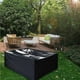 thumbnail image 4 of Funda protectora para muebles de exterior, resistente, cuadrada, de tela negra, impermeable, para patio, jardín, interior, 120 x 120 x 74 cm, 4 of 5