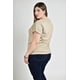 thumbnail image 3 of Playera Monte Carlo Roman Fashion /Tallas Extras, 5126 (Cafe) cafe 42, 3 of 6