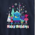thumbnail image 3 of Trolls - Hairy Holidays Branch and Friends - Toddler & Youth Crewneck Fleece Sweatshirt, 3 of 5