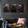 thumbnail image 4 of Dark Academia Decor, Gothic Canvas Wall Art, Victorian Goth Wall Dceror Paintings, Creepy Moody Skull and Butterfly Posters Prints for Living Room Bedroom Bathroom Gallery（Only canvas）, 4 of 6