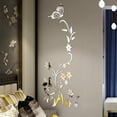 thumbnail image 1 of 3D Modern DIY Flower Acrylic Wall Art Sticker Contemporary Home Decoration Design for Interior Spaces, 1 of 5