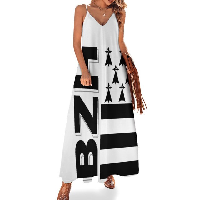 Nuevo BZH - Breizh - Bretagne - Bretaña Francia Vestido sin mangas vestidos para mujer vestidos de cóctel