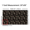 thumbnail image 6 of Feelyou Rock and Roll Fabric by the Yard 1 Yard for Kids, Guitar Skeleton Room Decor Fabric by the Yard, Gothic Music Fabric for Sewing, Microfiber Bedroom Decor, 6 of 6