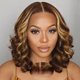 thumbnail image 1 of Peluca FABA Ombre Body Wave de 30 cm con encaje en la parte delantera, 180% de densidad 4/27, 1 of 5