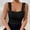 Black, variant on Women’s Tanks Sleek Strapless Vest with Wide Shoulder Straps Form-Fitting Sleeveless Top for Stylish Everyday Wear Black XS