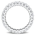 thumbnail image 5 of Created Forever Women's 2 1/4ct TW Lab Grown Diamond 14k White Gold Eternity Ring, 5 of 9