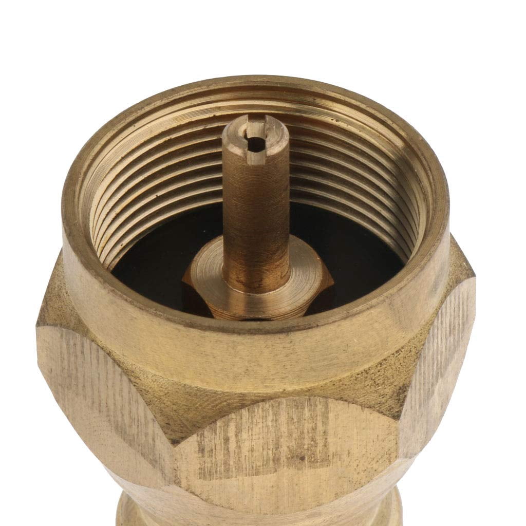 Gas Line Connectors Propane Refill Adapter for Charbroil, Disposable 1LB Propane Bottle Empty Cylinder