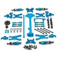thumbnail image 1 of Juego de ruedas delanteras Off-Road, compatible con 1/5, caucho azul, 1 of 5
