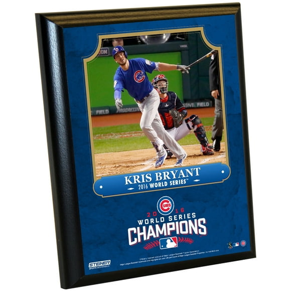 Chicago Cubs 2016 World Series Champions Kris Bryant 8x10 Plaque
