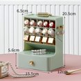 thumbnail image 2 of Caja de almacenamiento de cosméticos, cajón organizador de maquillaje de gran espacio multifunción para joyería, lápiz labial y cosméticos, 2 of 6