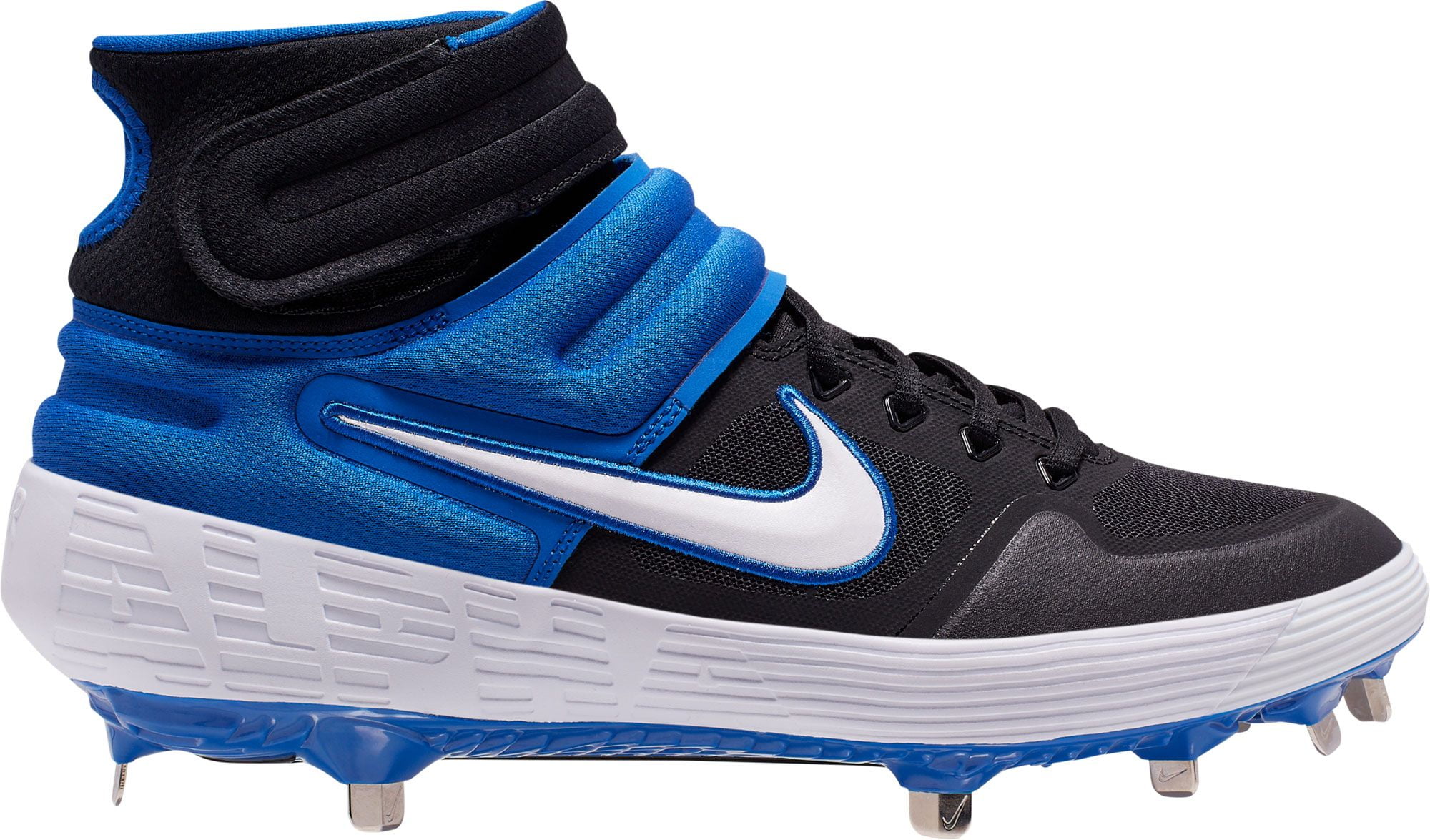 Nike Men's Alpha Huarache Elite 2 Mid Metal Baseball Cleats - Walmart.com - Walmart.com