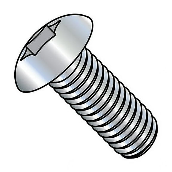 5/16"-18 x 2-1/4 in Torx Truss Machine Screw, Zinc Plated Steel, 500 PK