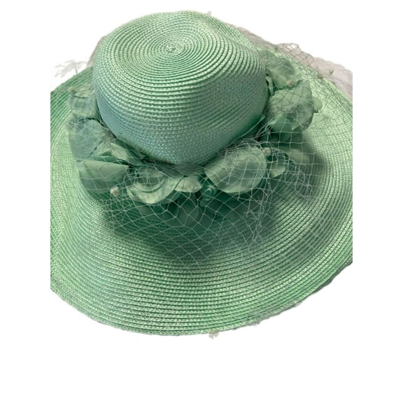 August Hat Company Women’s Onyx Wide Brim Hat (Mint)