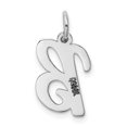 thumbnail image 3 of FJC Finejewelers 14k White Gold Medium Script Initial B Charm, 3 of 4