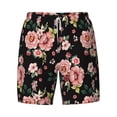 thumbnail image 5 of Rocae Rose Flowers for Men's Swim Trunks Quick Dry With Two Side Pockets and One Lined Patch PocketXX-Large, 5 of 9