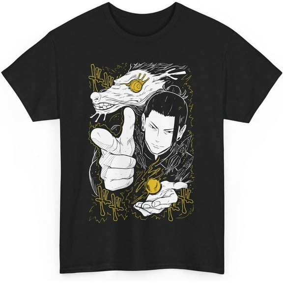 Jujutsu Geto Anime T-Shirt Unisex Kaisen Anime Merch Casual Short Sleeved Shirt Tee