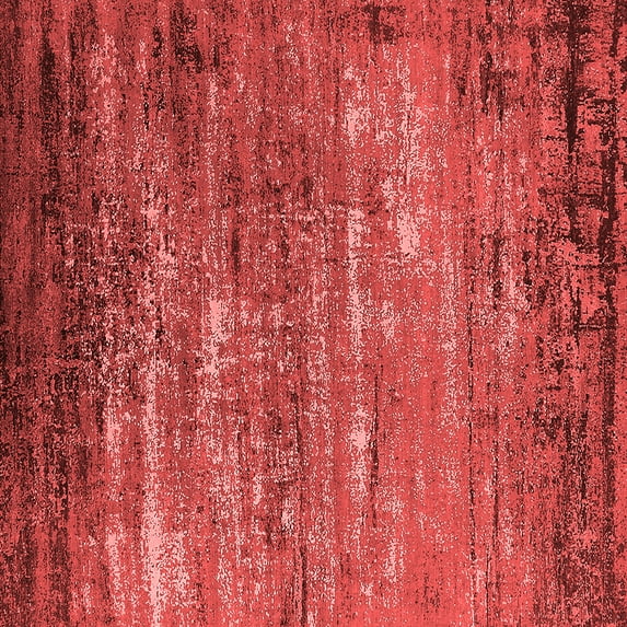 Ahgly Company Indoor Square Oriental Red Industrial Area Rugs, 3' Square