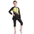thumbnail image 6 of lnmuld Kids Swimsuits Full Coverage Long Sleeve Swim Dress with Skirt for Girls Sun Swimwear Size:2-3 Years, 6 of 8