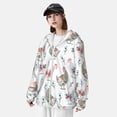thumbnail image 3 of Balery Funny Chicken Sudadera ligera de manga larga con capucha y protección solar UPF 50+ para hombre y mujer, ideal para pesca y running-Small, 3 of 7