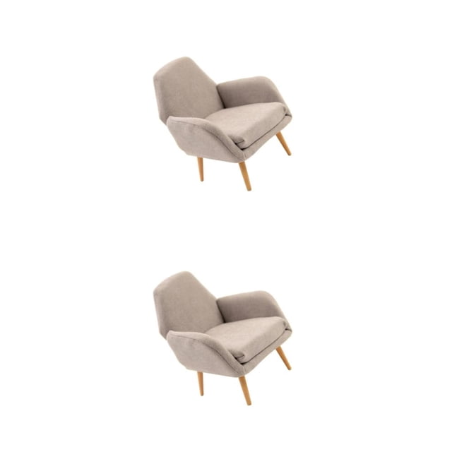 Muebles de casa de muñecas Vogacara Sillón Sofá Miniatura Gris Tipo 1 2Conjunto