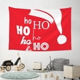 thumbnail image 6 of Xecao Saying Ho Ho Ho Print Tapestry, Wall Hanging Room Funny Decor, Backdrop Room Decor for Bedroom Living Room dormitory, 6 of 8