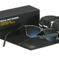 thumbnail image 2 of RoyalHot unisex Casual Full Frame Sunglasses Beach Volleyball Square Frame Polarized Sunglasses UV400, 2 of 5
