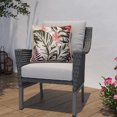 thumbnail image 1 of HOMETRENDS Lush Oasis Painterly Jungle Outdoor Patio Seat Toss Cushion 16 in. x 16 in., 1 of 5