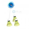thumbnail image 4 of Bádminton Solo Entrenamiento de bádminton Principiantes Niños Niñas 3 pelotas Autopráctica Autoentrenamiento para fitness Juego en interiores Azul, 4 of 8