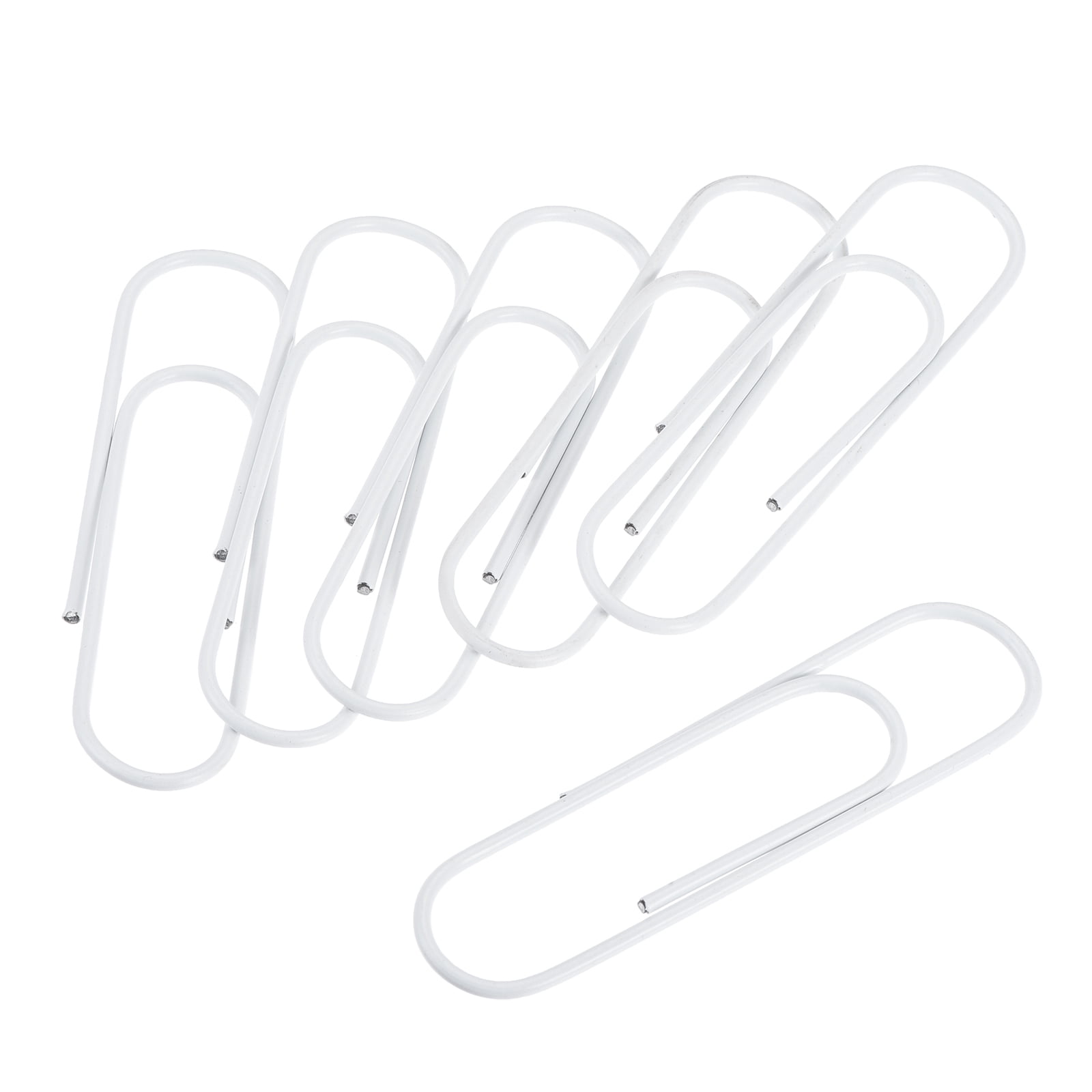 Uxcell Paper Clips 3 9 Inch Vinyl Coated For Office Home White Count 20 uxcell-paper-clips-3-9-inch-vinyl-coated-for-office-home-white-count-20