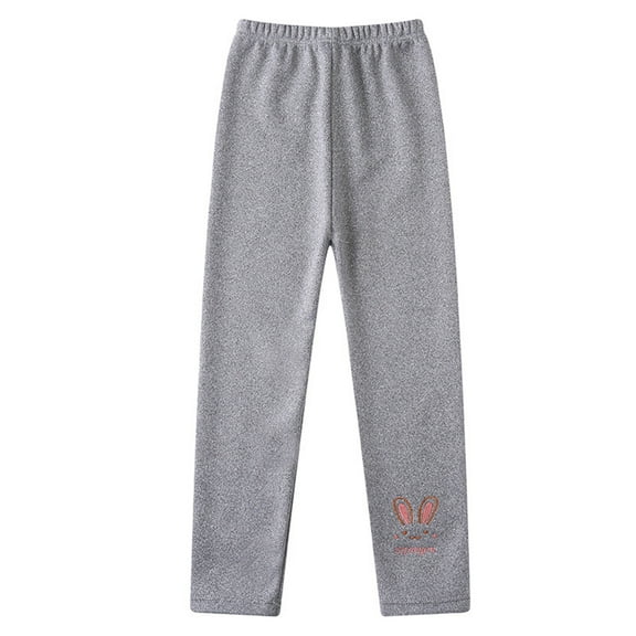 EnJoCho Toddler Kids Baby Girls Cotton Lined Warm Leggings Stretchy Thick Tights Pants Trousers Soccer Sweat Pants for Girls Pants Baby Girl Velour Pants Girls Winter Pants