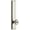 Polished Nickel, variant on Grandeur 836453 Fifth Avenue Solid Brass Rose Tall Plate Single Dummy Door Knob - Nickel