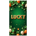 thumbnail image 3 of St Patricks Day Backdrop Banner Shamrock Decorations Irish Luck Party Background Flower Props Green Hat Festival Decor Gift Events Photography, 3 of 4