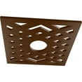 thumbnail image 2 of 22"OD x 5 3/4"ID x 3/4"P Chevron Architectural Grade PVC Pierced Ceiling Medallion, Copper, 2 of 10