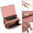 thumbnail image 2 of UTO Womens Small Crossbody Purses PU Leather Cellphone Bags Ladies Clutch Shoulder Handbags Wallet Purse(Pink), 2 of 8