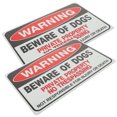 thumbnail image 5 of Beware of Dog Signs for Fence Outdoor Use (2pcs), 5 of 7