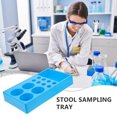 thumbnail image 3 of OULII Portable Stool and Holder Test Holder Sky Blue 1Pcs for Staff, 3 of 7