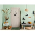 thumbnail image 5 of Simply Daisy Spooky Cats Sage Halloween Chenille Area Rug, 18" x 30", 5 of 5