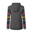 thumbnail image 5 of Blusa con capucha y manga larga con cuello alto y estampado para mujer Fridja  fksj4291, 5 of 5