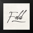 thumbnail image 2 of Aiken, Jess 12x12 Black Modern Framed Museum Art Print Titled - Laundry Script III, 2 of 5