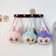 thumbnail image 3 of muñecas de peluche de macarrones emocionantes de los monstruos Labubu de Pop Mart Regalo apto para bolsos de mano, bolsos cruzados, mochilas, bolsos de hombro y bolsos para niños, 3 of 7