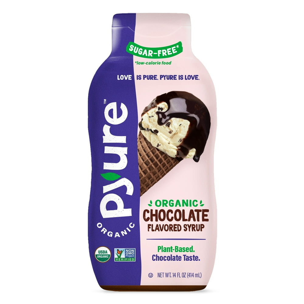 Pyure Organic Chocolate Dessert Syrup, SugarFree, 14 fl oz Walmart