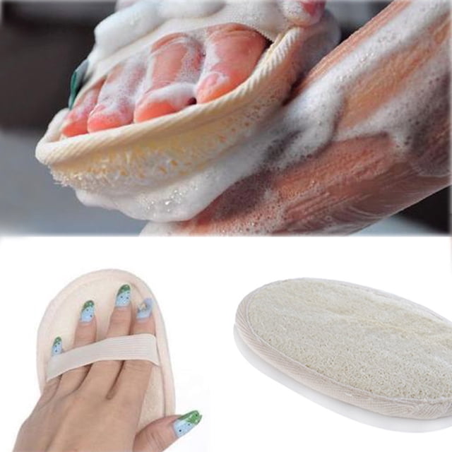 Bola de baño, esponja de baño, esponja de ducha, esponja de lufa natural, esponja de baño, exfoliante corporal, almohadilla de lavado, cepillo de baño